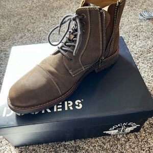 Dockers dark tan boots